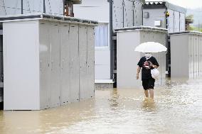 Heavy rain in Noto area