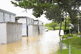 Heavy rain in Noto area