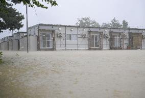 Heavy rain in Noto area