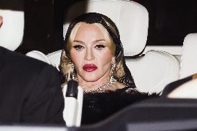 MFW - Madonna At Dolce & Gabbana