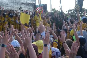 Record Crowd Goes Bananas for Banana Ball in Philadelphia, PA