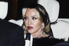 Madonna Celebrity Sightings During The Milan Women's Fashion Week Spring/Summer 2025 In Milan