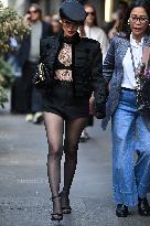 Dolce&Gabbana - Arrivals - Milan Fashion Week - Womenswear Spring/Summer 2025 On September 20, 2024, In Milan, Italy