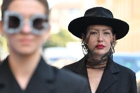 Dolce&Gabbana - Arrivals - Milan Fashion Week - Womenswear Spring/Summer 2025 On September 20, 2024, In Milan, Italy