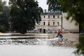 The Flooded City Of Brzeg