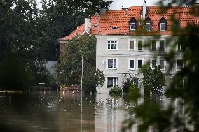 The Flooded City Of Brzeg