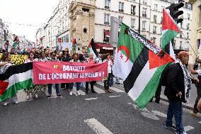 Demonstration Against Macron - Barnier Government - Paris