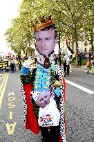 Demonstration Against Macron - Barnier Government - Paris