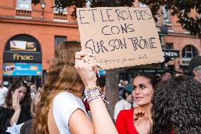 Demonstration Against Macron - Barnier Government - Toulouse