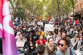 Demonstration Against Macron - Barnier Government - Toulouse