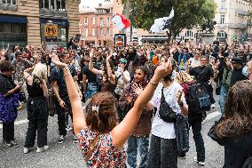 Demonstration Against Macron - Barnier Government - Toulouse