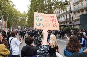 Demonstration Against Macron - Barnier Government - Toulouse