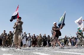 Houthis Parade - Sanaa