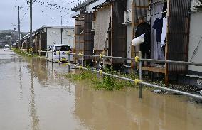 Heavy rain in Noto area