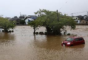 Heavy rain in Noto area