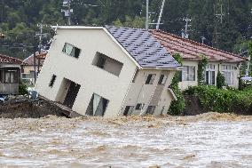 Heavy rain in Noto area