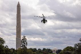 President Biden returns to the White House following his final Quad Summit