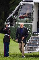 President Biden returns to the White House following his final Quad Summit