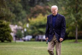 President Biden returns to the White House following his final Quad Summit