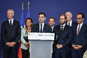 Handover Ceremony At Ministry Of The Economy And Finance in Paris FA