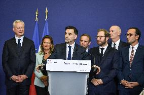 Handover Ceremony At Ministry Of The Economy And Finance in Paris FA