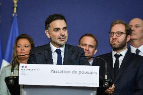 Handover Ceremony At Ministry Of The Economy And Finance in Paris FA