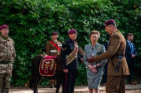 Airborne Memorial Service Held At War Cemetery, In Oosterbeek.