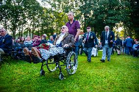 Airborne Memorial Service Held At War Cemetery, In Oosterbeek.