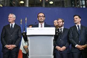 Handover Ceremony At Ministry Of The Economy And Finance in Paris FA