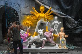 Durga Puja Preparation In India