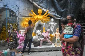 Durga Puja Preparation In India