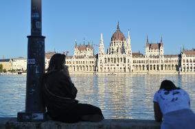 Flooding Of The Danube In Budapest, Hungary