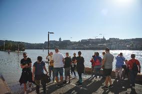 Flooding Of The Danube In Budapest, Hungary