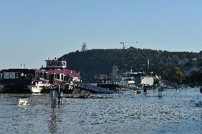 Flooding Of The Danube In Budapest, Hungary