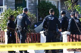 Six People Said To Be Migrants Slashed At A Residence On Fane Court And Everett Avenue In Brooklyn New York