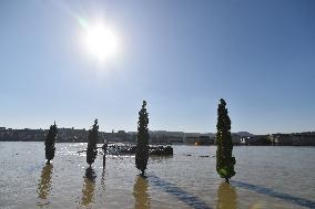 Flooding Of The Danube In Budapest, Hungary