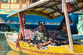 Jammu And Kashmir National Conference (JKNC) Elections Boat Rally In Srinagar