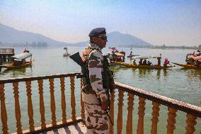 Jammu And Kashmir National Conference (JKNC) Elections Boat Rally In Srinagar