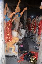 Durga Idol Making Ahead Of Durga Puja