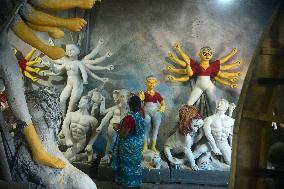 Durga Idol Making Ahead Of Durga Puja