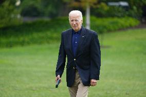 President Biden Returns To The White House After Quad Summit