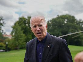 President Biden Returns To The White House After Quad Summit