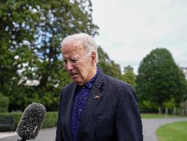 President Biden Returns To The White House After Quad Summit