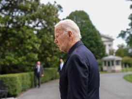 President Biden Returns To The White House After Quad Summit