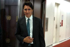 NY: UN Secretary General Meets H.E. Mr. Justin Trudeau, Prime Minister, Canada At The United Nations