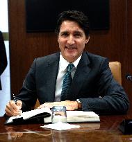 NY: UN Secretary General Meets H.E. Mr. Justin Trudeau, Prime Minister, Canada At The United Nations