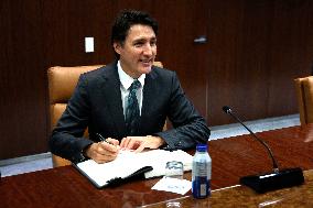 NY: UN Secretary General Meets H.E. Mr. Justin Trudeau, Prime Minister, Canada At The United Nations