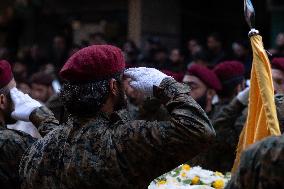 Hezbollah Commander Ibrahim Aqeel Funeral - Beirut