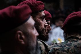 Hezbollah Commander Ibrahim Aqeel Funeral - Beirut