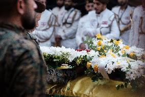 Hezbollah Commander Ibrahim Aqeel Funeral - Beirut